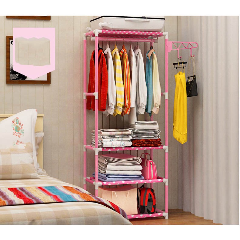 Kệ Chữ H Để Đồ Và Treo Quần Áo Đa Năng Gấp Gọn