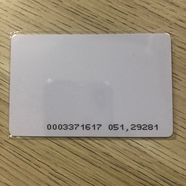 Combo 10 thẻ từ cảm ứng dùng quẹt thẻ máy chấm công ra vào