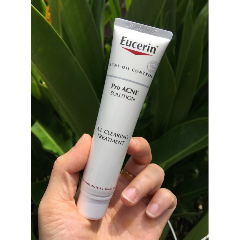 [CHÍNH HÃNG CÓ TEM] EUCERIN Pro ACNE Solution A.I Clearing Treatment 40mL - Tinh Chất Giảm Mụn, Mờ Vết Thâm, Tái Tạo Da.