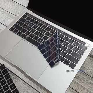 Miếng Phủ Bàn Phím Macbook Màu Đen Silicone (Full Model)