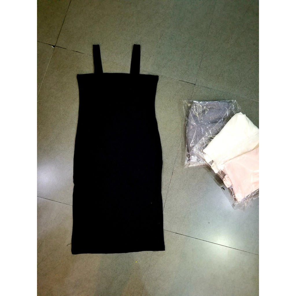 [ Mã FAMAYWA2 giảm 10K đơn 50K] đầm dây bảng lớn chất thun gân hàng vnxk cực đẹp | BigBuy360 - bigbuy360.vn