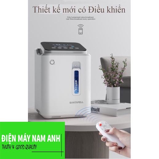 Máy tạo Oxy gia đình SANTAFELL 7 lít, có chức năng tạo Khí dung, thương hiệu pháp