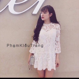 💭♥️ váy đuôi cá ren trắng cao cấp 👛💭