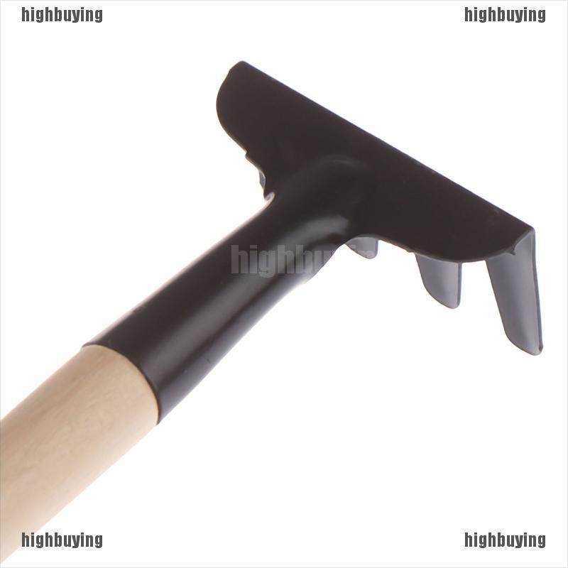 Bộ dụng cụ làm vườn mini bằng kim loại có tay cầm kim loại