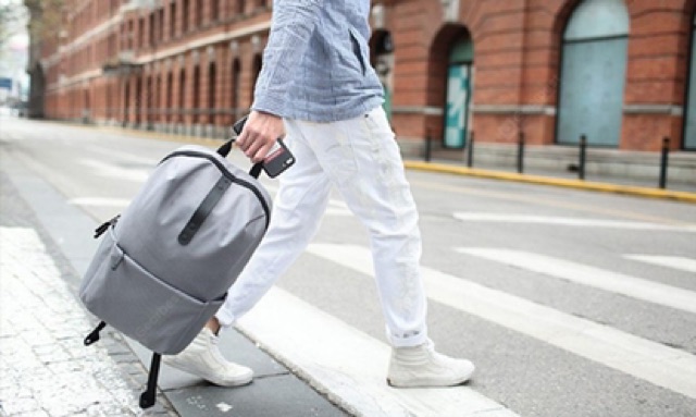 Balo Laptop XIAOMI leisure college style Backpack cho nam nữ đựng máy tính xách tay Tab iPad du lịch văn phòng di chuyển