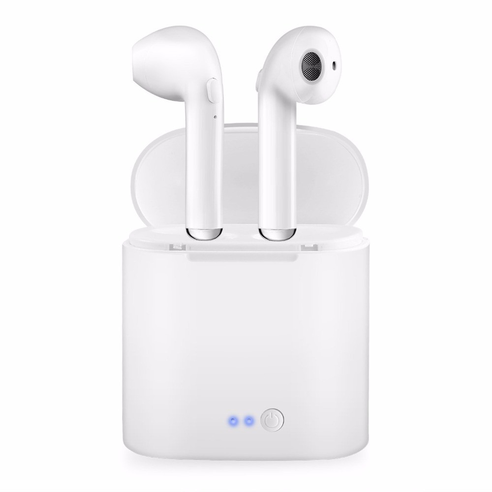 Tai nghe không dây kết nối Bluetooth kiểu dáng Airpod i7 TWS kèm hộp sạc | BigBuy360 - bigbuy360.vn