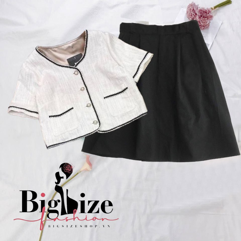 ( 50 - 95 KG ) CHÂN VÁY ĐEN BIGSIZE SANG CHẢNH PHỐI ĐỒ CỰC DỄ, CHE KHUYẾT ĐIỂM | BigBuy360 - bigbuy360.vn