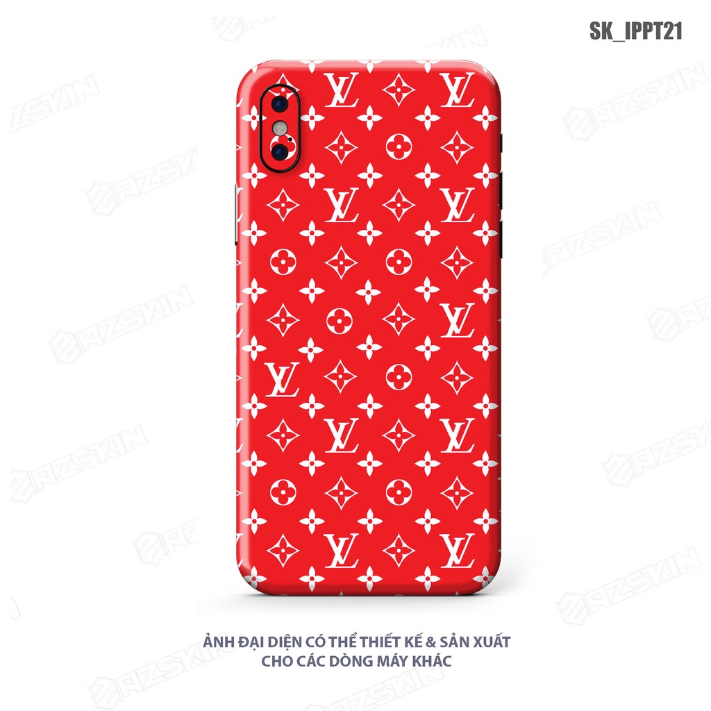 Miếng Dán Skin Full Lưng Viền Patten Dành Cho Mọi Dòng IPhone |SK_IPPT21| Film 3M Cao Cấp Chống Nước Bền Màu, Bền Màu