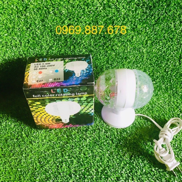 Đèn cầu quay 2 đầu, đèn quả cầu