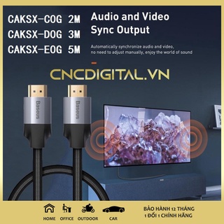 Cáp hdmi 4k cao cấp baseus cho ps5 / ps4 / máy tính /tv box / máy chiếu