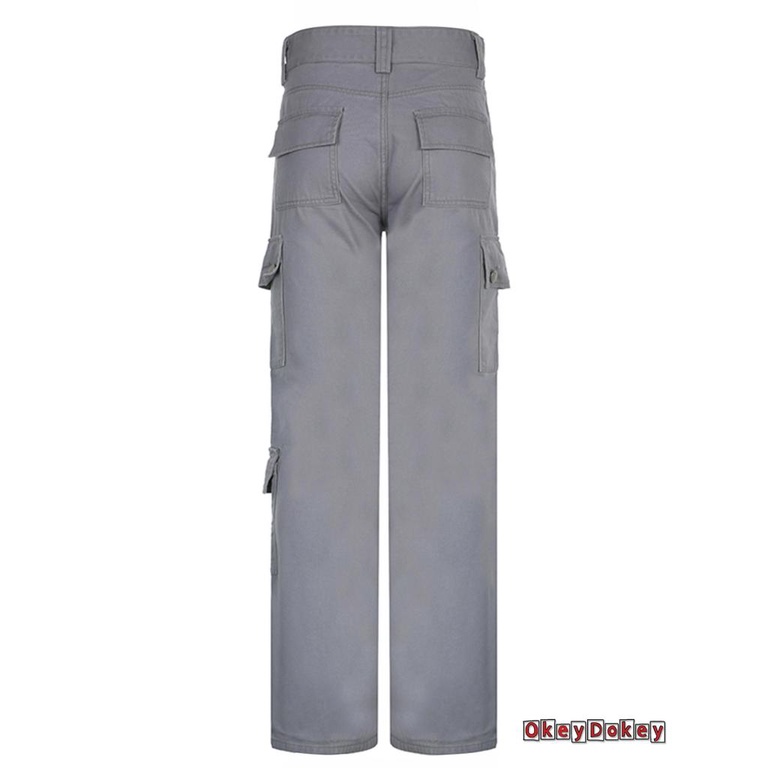 Quần Jeans Dài Ống Đứng Nhiều Túi Màu Sắc Thời Trang Cho Nữ