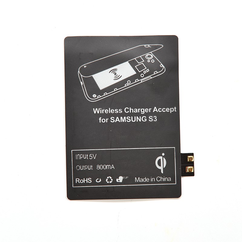 Bộ Sạc Không Dây Qi Cho Samsung Galaxy S3 S4 S5 Note 2 3 4