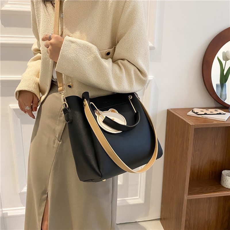 Túi tote Đeo Chéo Màu Trơn Cỡ Lớn Thời Trang Mới 2022 Gylb1355