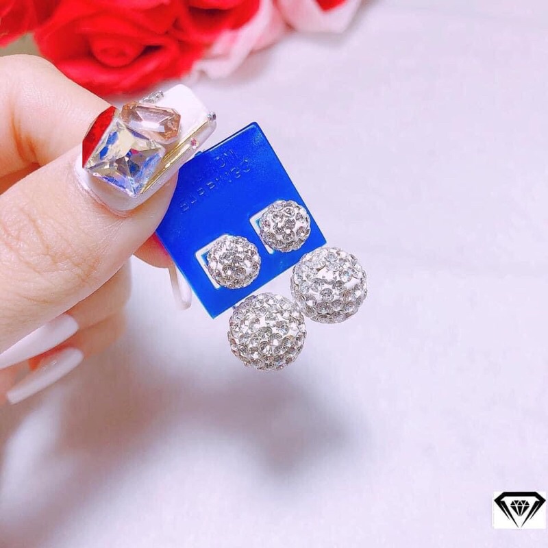 HÔNG TAI BẠC DOIR DẠNG PHAY CHO NỮ CAO CẤP