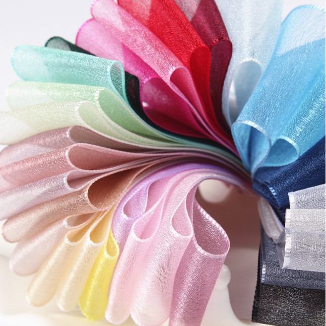 Cuộn dây ruy băng dài 20 Yard  16mm bắt mắt chuyên dụng cho trang trí