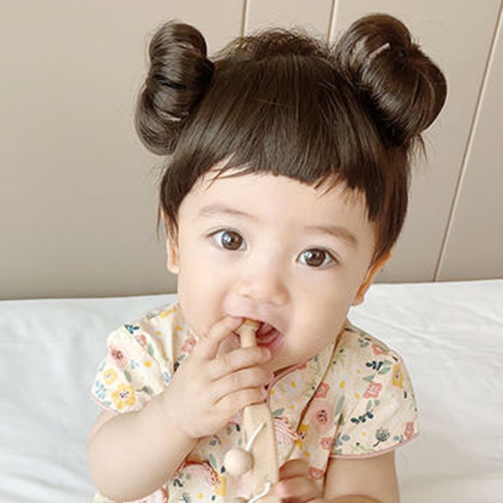 Tóc giả WIGSIN có băng đô sinh động dễ thương cho bé gái chất lượng cao