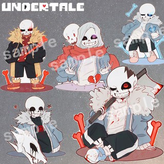 Dụng cụ trang trí chất lượng cao❤Móc khóa nhựa Pvc hình nhân vật Undertale