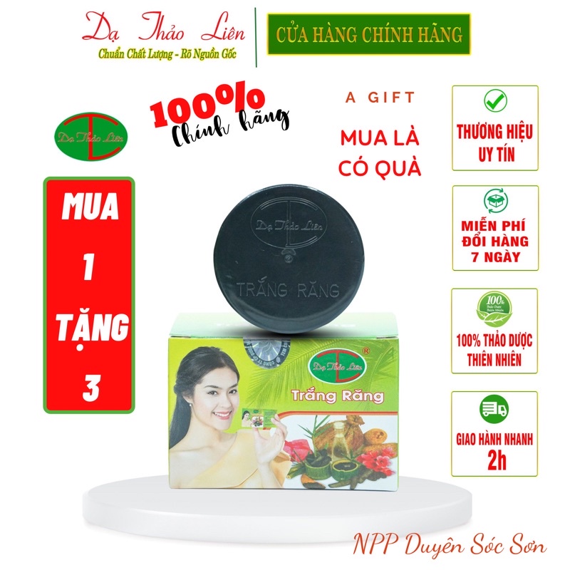 [KM] Bột Trắng Răng Than Dừa Dạ Thảo Liên