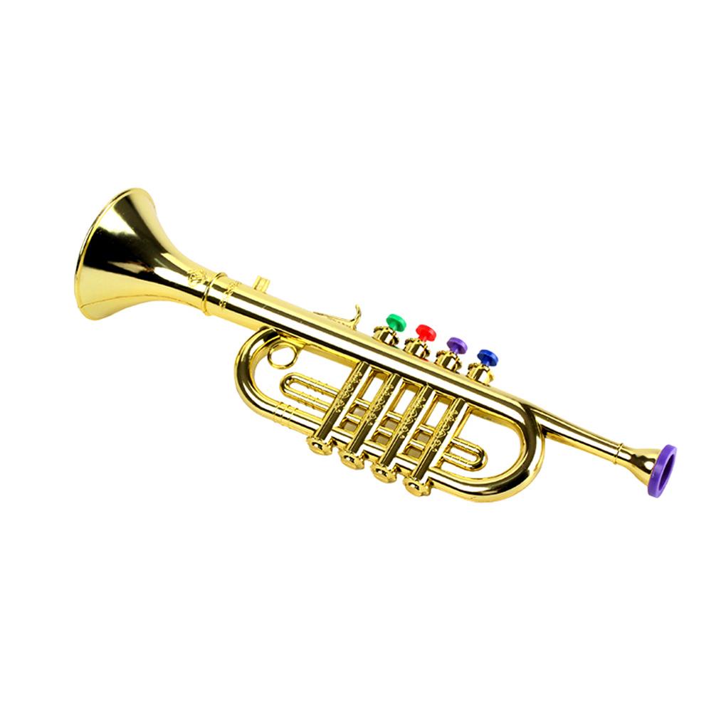 Kèn Trumpet Đồ Chơi 3 Phím An Toàn Cho Bé