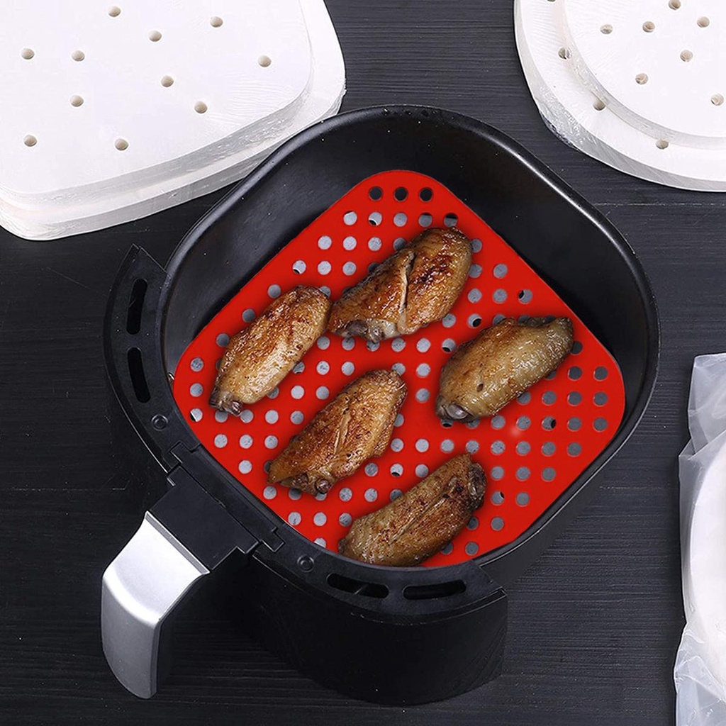 NICKOLAS Tấm Lót Vỉ Nướng Bằng Silicone Hình Vuông Tiện Dụng Cho Nhà Bếp