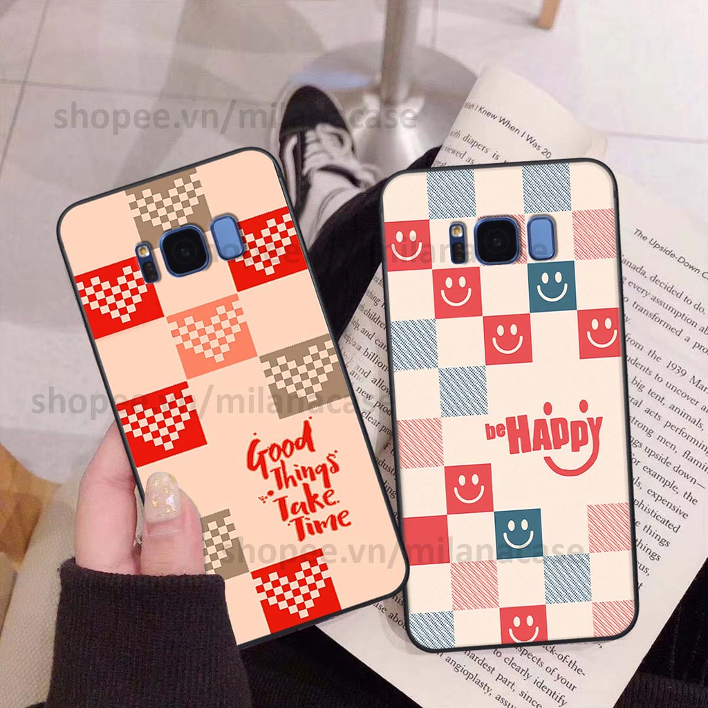 Ốp Samsung S8 / S8 Plus / S8+ caro họa tiết nhiều màu sắc siêu đẹp thời trang cá tính