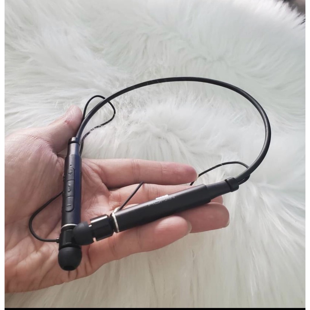 Tai bluetooth Roman Z6000s chính hãng màu đen bluetooth 5.0