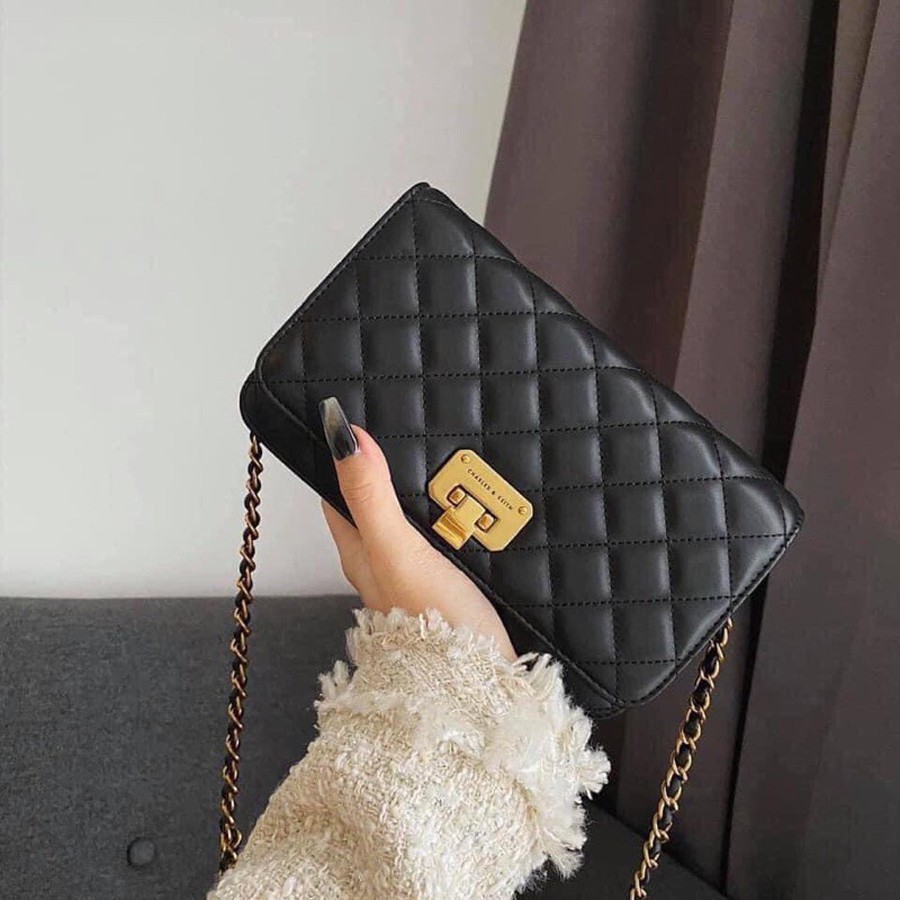 [ Hot Trend ] Túi Xách Thời Trang CNK Trám Ô Chỉ May 20cm Trẻ Trung Cá Tính [ Hàng Giống Hình ] | BigBuy360 - bigbuy360.vn