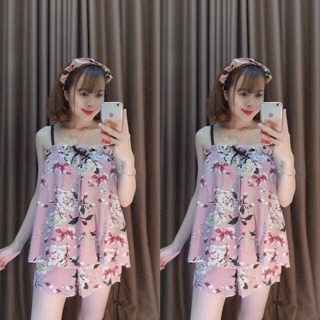 Set hai dây chấm bi, hoa