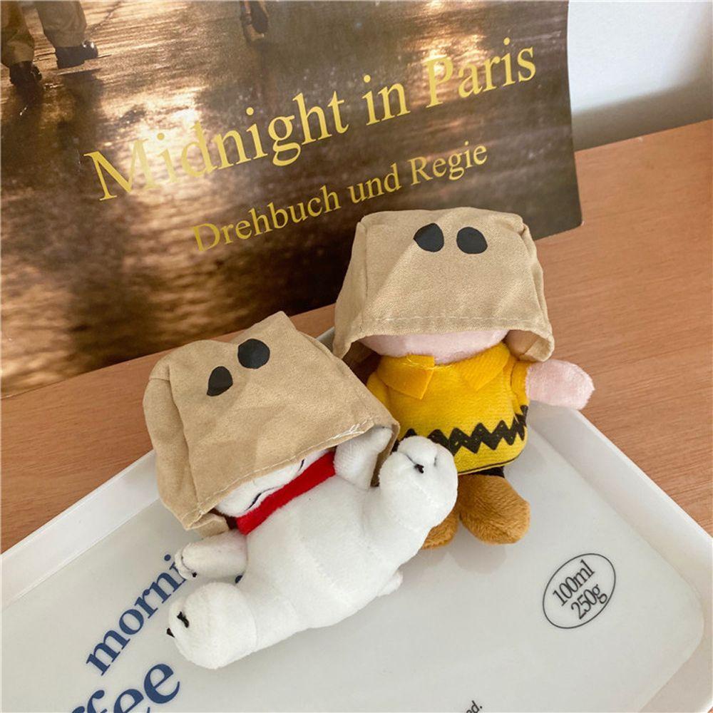 Móc Khóa Hình Chú Chó Snoopy Charlie Nhồi Bông Đáng Yêu