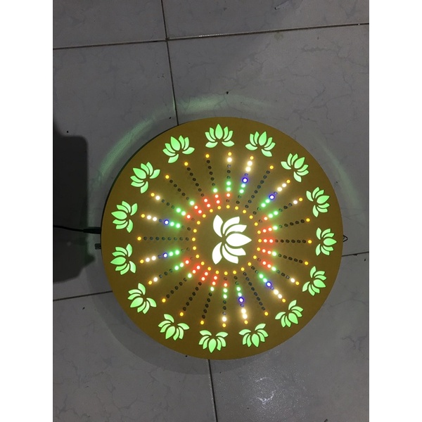 đèn hào quang 4 tấc led viền
