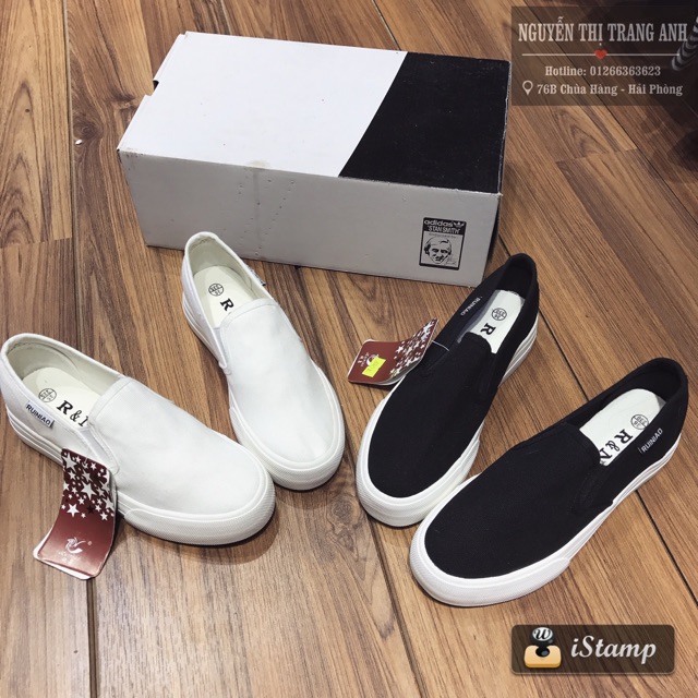 Giày Slip On Đế 4p 