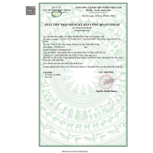Siro Cá Mập Gold X2 Chính Hãng - Siro Ăn Ngon Cho Bé 30 Gói - 8938520685273