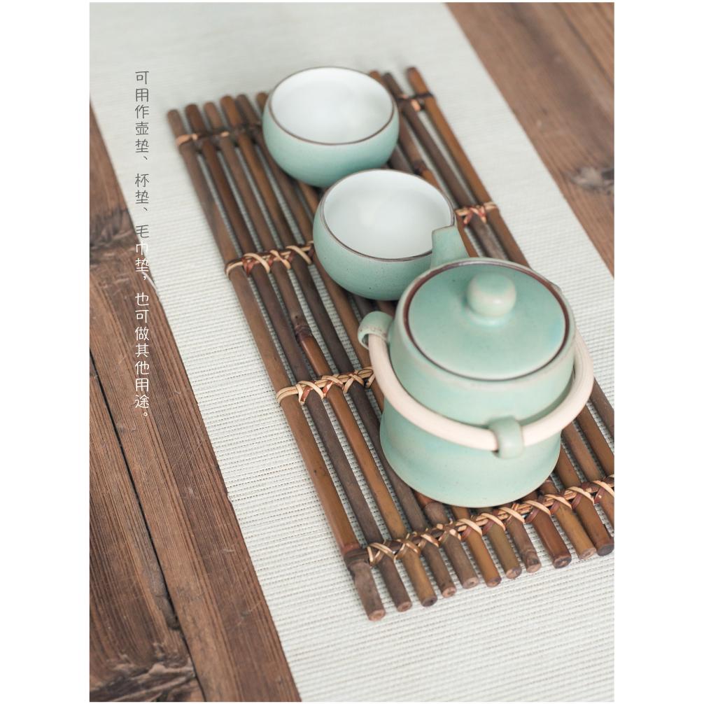 Khay đựng ấm trà bằng gỗ tre tự nhiên chất lượng cao