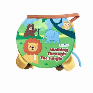 Sách vải cho bé khám phá thế giới động vật Walking Through The Jungle/The Animals on the farm