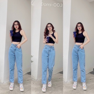 Quần baggy jeans lưng cao