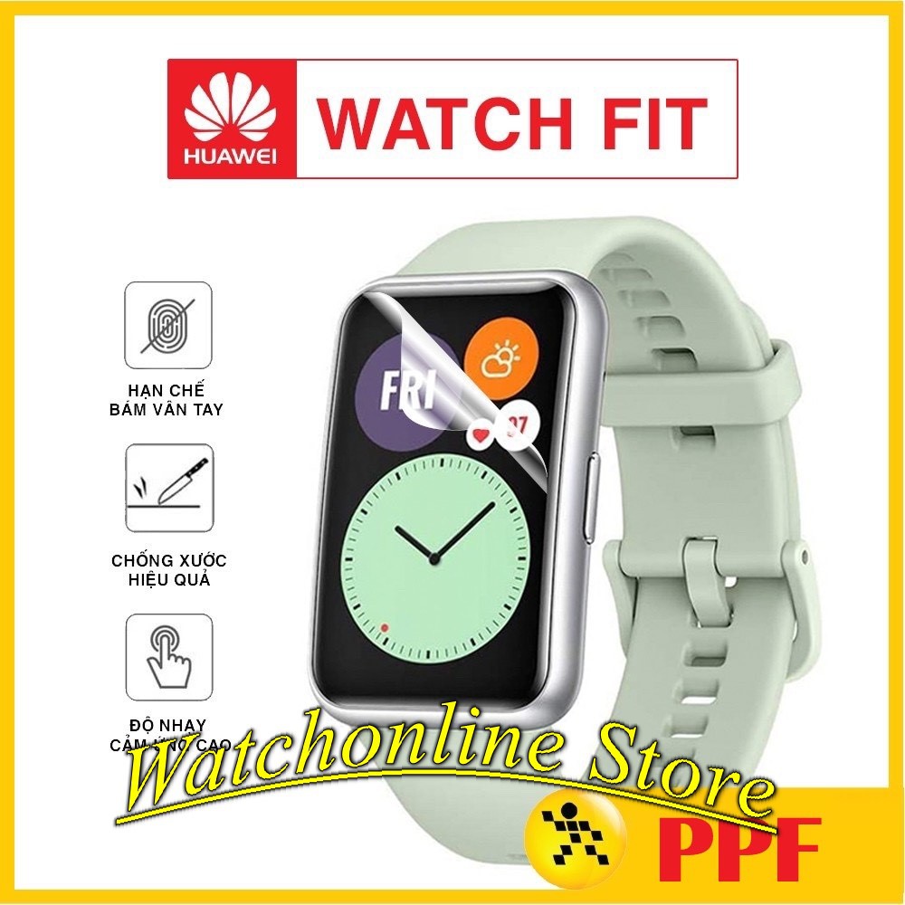 MIếng dán PPF dành cho Huawei Watch FIT / Honor Band 6 bảo vệ màn/ chống trầy xước