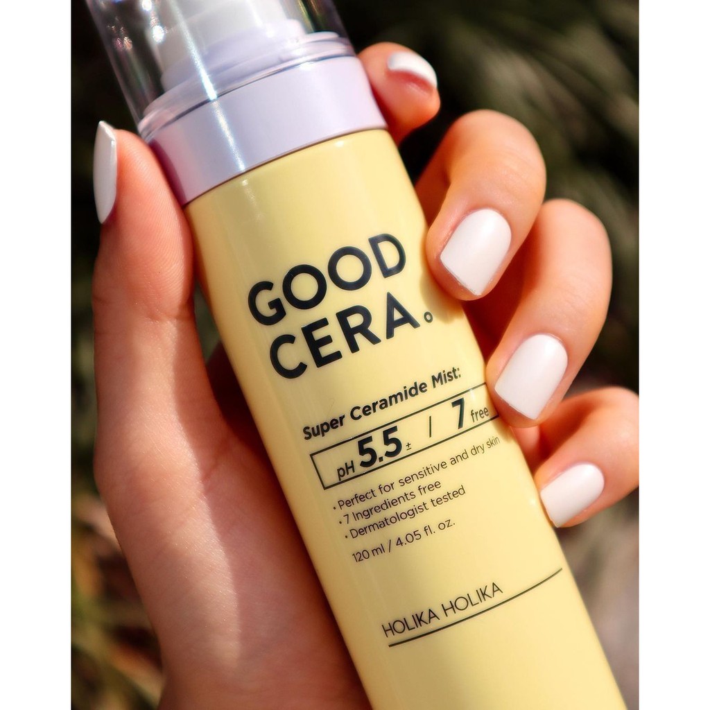 Xịt Khoáng Hàn Quốc Holika Holika Good Cera Super Ceramide cấp ẩm cân bằng pH bảo vệ da mịn màng 120ml