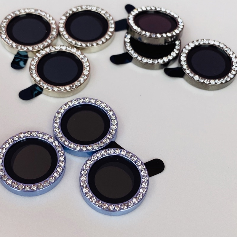 Mắt camera đính kim cương sáng bóng siêu đẹp dán bảo vệ camera 14promax/13promax/11promax/12promax