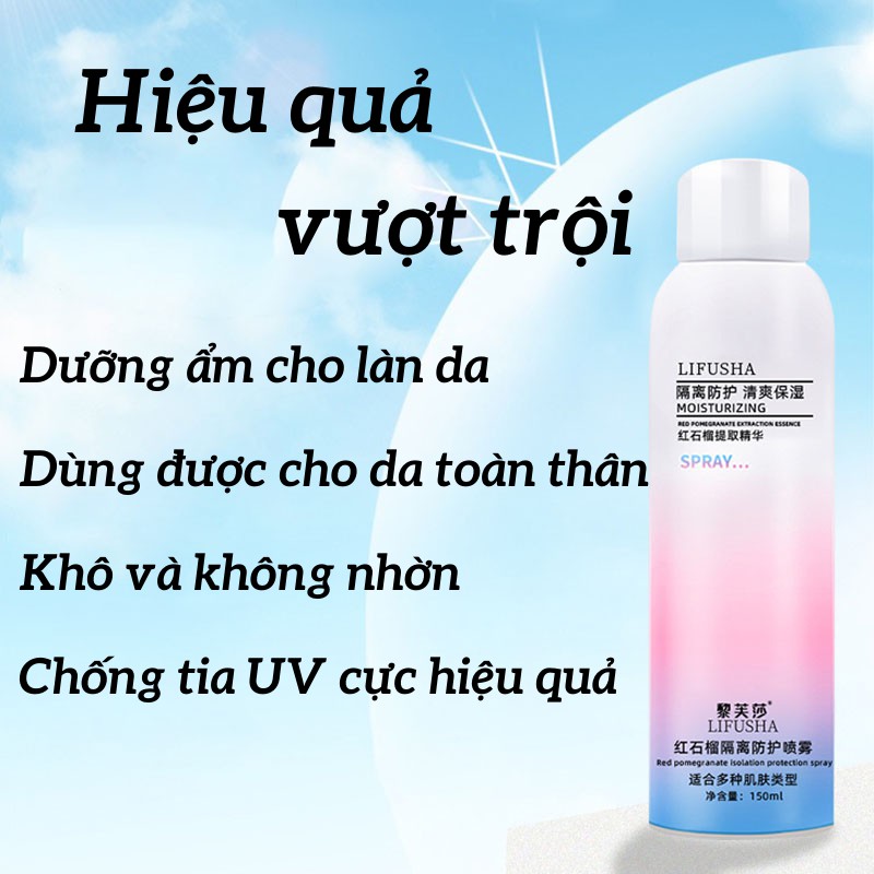 Xịt Chống Nắng, Kem Chống Nắng Dạng Xịt Chống Nắng Hiệu Quả Nâng Tone Trắng Da PAPAA.HOME | BigBuy360 - bigbuy360.vn