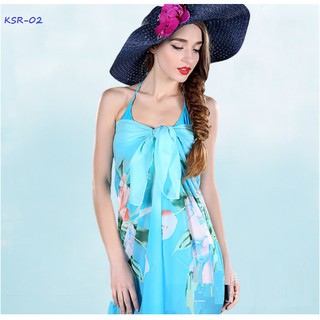 Khăn đi biển - khăn choàng đi biển- khăn sarong thời trang KSR-02