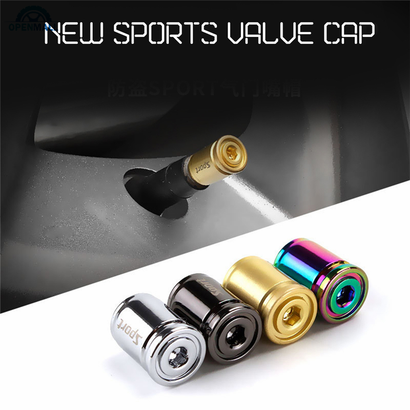 Set 4 nắp đậy van lốp xe ô tô chống trộm tiện lợi chất lượng cao