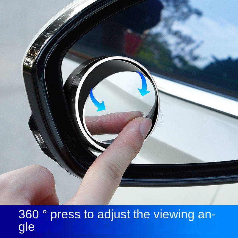 Bộ 2 Gương Chiếu Hậu Xoay 360 Độ Chống Điểm Mù Cho Xe Hơi° Gương Chiếu Hậu Hỗ Trợ Quay Điểm Mù Tiện Dụng
