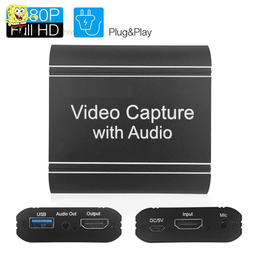 ☆Pro☆ 4K 60Hz 1080P USB 2.0 HDMI-compatible Video Capture Card Audio Video