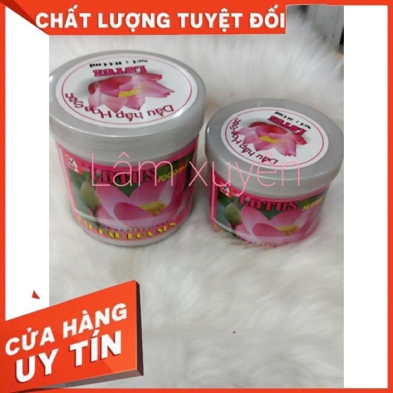 Dầu hấp hoa sen♦️FREESHIP♦️dưỡng chất mềm mượt thấm sâu vào tóc, chống khô xơ chẻ ngọn, hương thơm lưu giữ lâu trên tóc