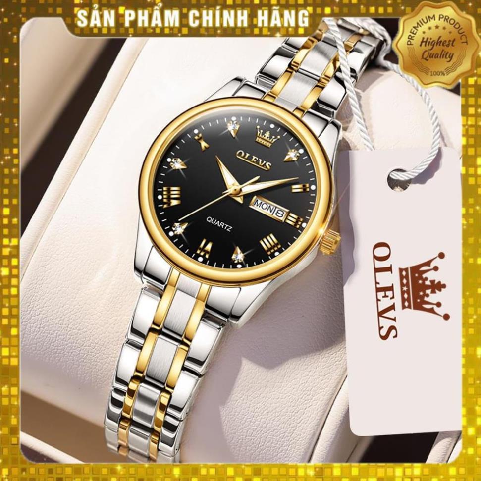 Đồng hồ nữ Đeo Tay  OLEVS 5563 chống vô nước Bằng dây đeo Thép Không Gỉ Thời Trang