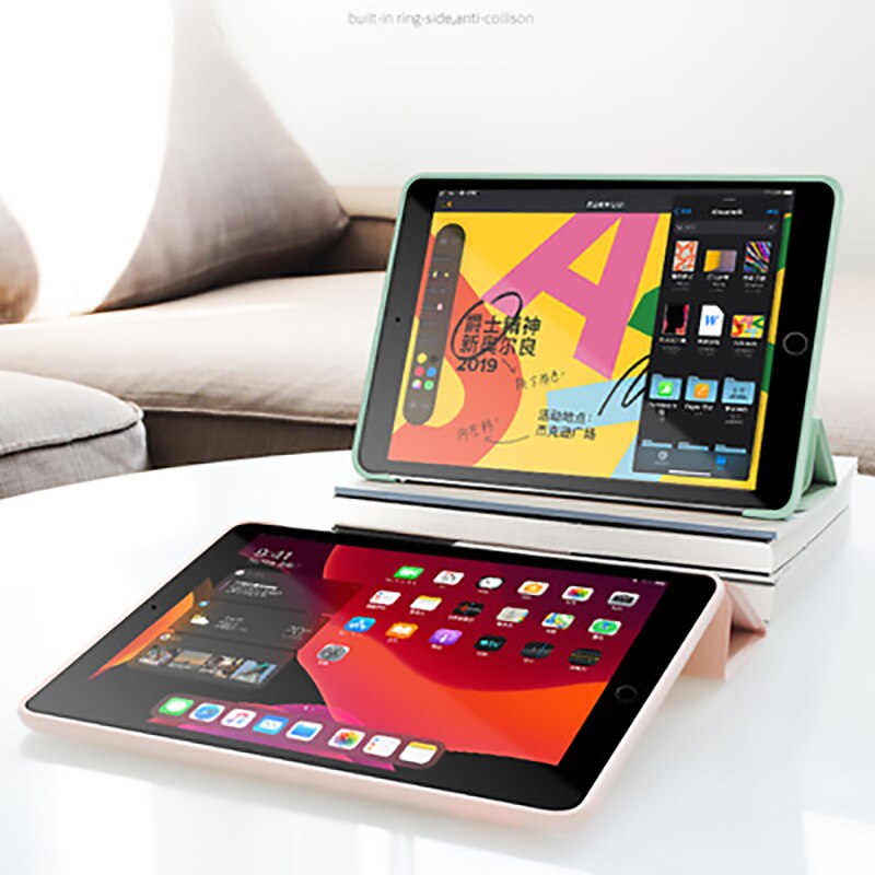 Bao da iPad Air 4 10.9 8th gen pro 11 2021 inch  Tri-fold soft bracket cover for iPad 2020 Pro 11" 2nd model  mini 1 2 3 4 5 Ốp lưng | BigBuy360 - bigbuy360.vn