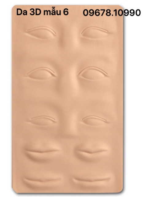 Da Tập Phun Xăm, Da Thực Hành Phun Xăm