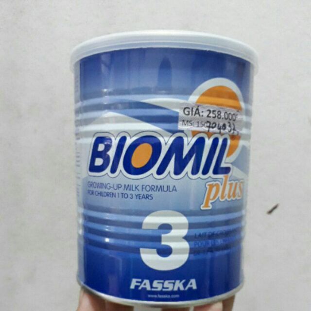 Sữa biomil 3 400g (1_3 tuổi)