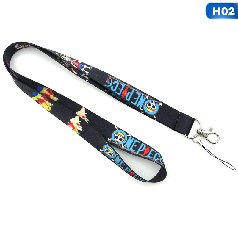 flowersqueen Dây đeo điện thoại phong cách hoạt hình One Piece đa năng độc đáo