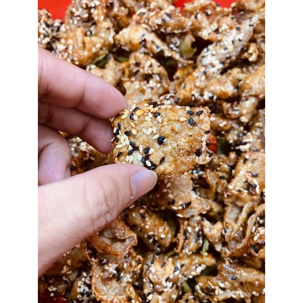 Da Gà Sấy Giòn Tứ Xuyên Lon 250gram [Có Bán Sỉ], [Loại Đặc Biệt] Hàng ngon nhà làm